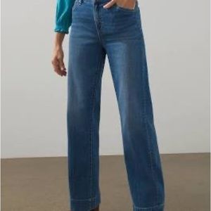 Chicos straight leg high rise Jeans size 2/12